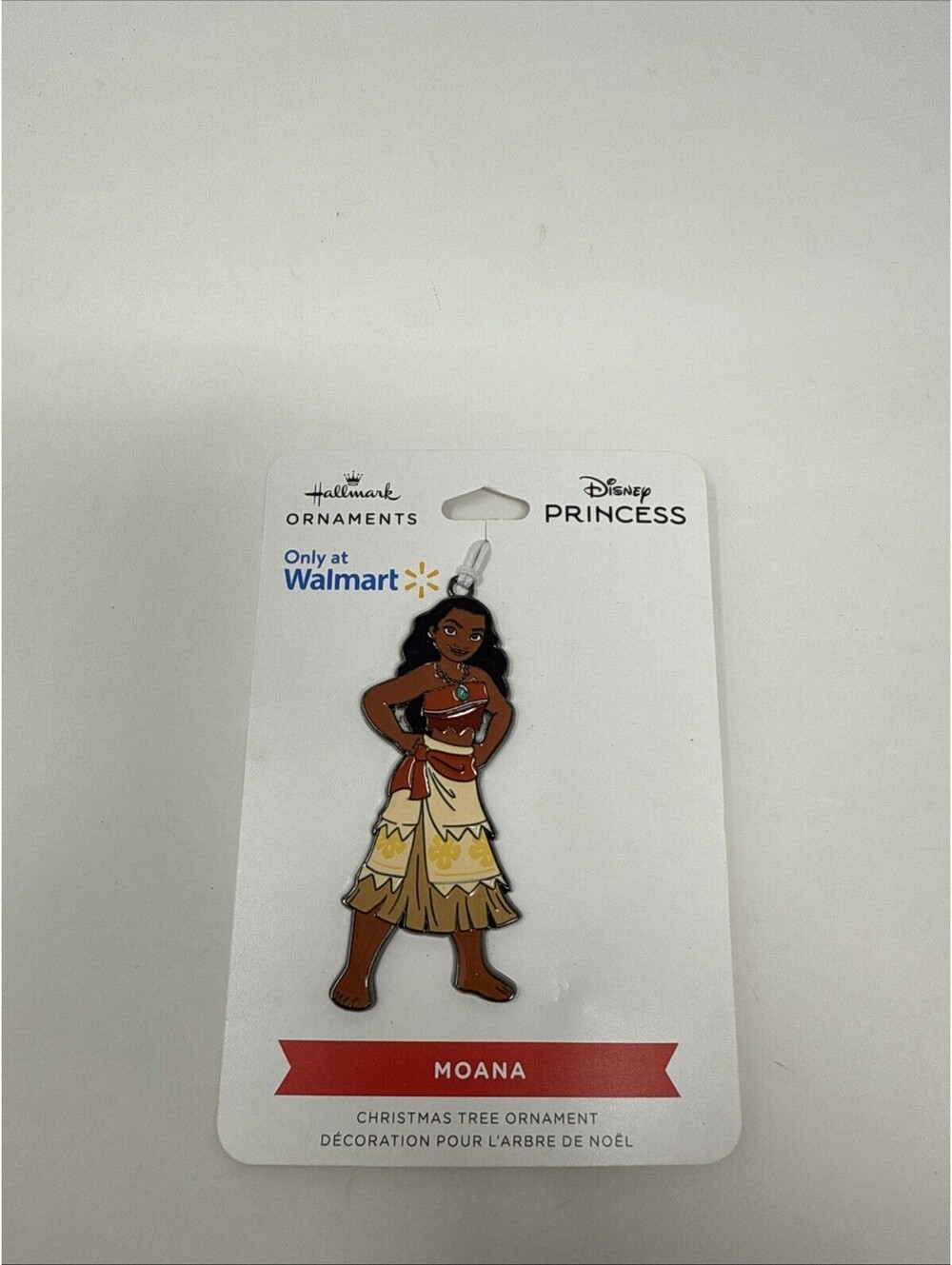 Hallmark Disney Princess Moana Christmas Ornament Metal Charm Walmart Exclusive